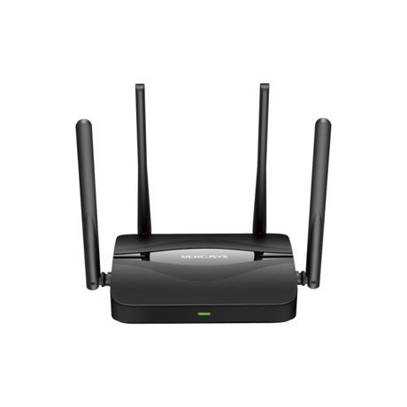 MR25BE BE3600 Dual-Band Wi-Fi 7 Router SPEED: 688 Mbps at 2.4 GHz + 2880 Mbps at 5 GHz SPEC: 4× External Antennas,  3× Gigabit LAN Ports, 1× Gigabit WAN Port, MLO, 4096-QAM, OFDMA, HE160 FEATURE: MERCUSYS App, Router/Access Point Mode, WPS Button, Reset Button, IPTV, IPv6, Smart Connect, Airtime Fairness