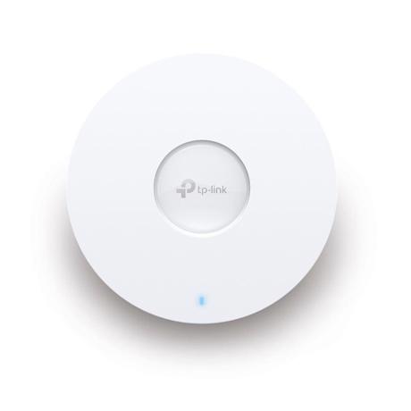 TP-Link Wireless Access Point EAP650, AX3000 Wireless Dual Band Indoor, 1× Gigabit Ethernet (RJ-45) Port (Support 802.3at PoE), antenna interna: 2.4 GHz: 2× 4 dBi, 5 GHz: 4× 5 dBi, Standarde Wireless: IEEE 802.11ax/ac/n/g/b/a, Rată de Semnal: 5 GHz: Până la 2402 Mbps, 2.4 GHz: Până la 574 Mbps.
