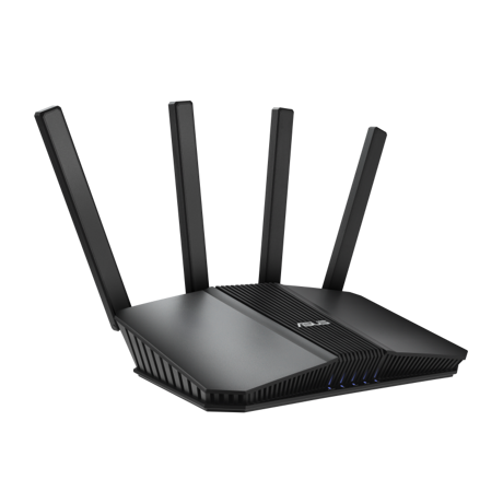 Router Asus Dual-Band RT-BE58U, WIFI-7, Standarde wireless: IEEE 802.11a, IEEE 802.11b, IEEE 802.11g, WiFi 4 (802.11n), WiFi 5 (802.11ac), WiFi 6 (802.11ax), WiFi 7 (802.11be), IPv4, IPv6, Segment Produs: BE6800, Viteza wireless: 688+2882 Mbps, 4 x antene externe, Procesor: 2.6GHz quad-core