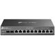 TP-LINK Omada Router 3 in 1 VPN Gigabit Multi-WAN, Standarde și Protocoale: IEEE 802.3, IEEE802.3u, IEEE802.3ab, IEEE802.3z, IEEE 802.3x, IEEE 802.1q, Interfata: 2× Porturi WAN/LAN SFP WAN/LAN, 1× Port WAN Gigabit, 1× Port LAN/WAN Gigabit, 8× Porturi LAN Gigabit, Fără ventilator, 8× Porturi PoE+