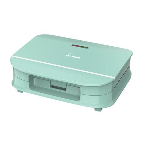 Sandwich maker Fram FSM-700GR, 700 W, 2 sandwich-uri, Placi fixe cu invelist antiaderent, Depozitare verticala, Verde