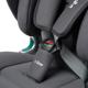 Scaun auto I-size U-Grow Goldfix Plus, isofix, 76-150 cm (9-36 kg), boxa bluetooth, gri