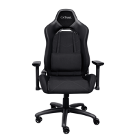 Scaun gaming Trust GXT 714 Ruya, greutate maxima suportata 150 kg, inaltime adjustabila scaun 10 cm, baza stea cu 5 roti, negru