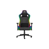 Scaun gaming Genesis TRIT 660, material textil, iluminare RGB, suporta pana la 150 kg, inaltime reglabila, spatar ajustabil, gri