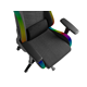 Scaun gaming Genesis TRIT 660, material textil, iluminare RGB, suporta pana la 150 kg, inaltime reglabila, spatar ajustabil, gri