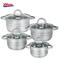SET GATIT DIN INOX 8 PIESE, MEDINA, VANORA HOME VN-HJ-8PCS