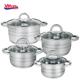 SET GATIT DIN INOX 8 PIESE, MEDINA, VANORA HOME VN-HJ-8PCS