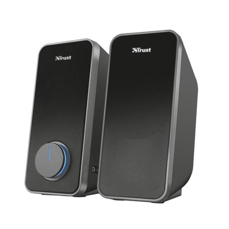 Boxe Stereo Trust Arys 2.0 Speaker Set, 28W, negru