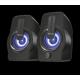 Boxe Stereo Trust Gemi RGB 2.0 Speaker, 6W, negru