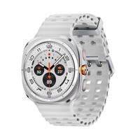 SG Watch Ultra 47mm 1.5" (4G eSIM Cellular) Titanium White (Silver / White strap) (2025)