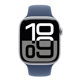 Apple Watch Series 10 GPS 46mm Silver Aluminium Case with Denim Sport Band - S/M MWWL3QC/A
