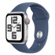 Apple Watch SE GPS 40mm Silver Aluminium Case with Denim Sport Band - M/L MXED3QC/A