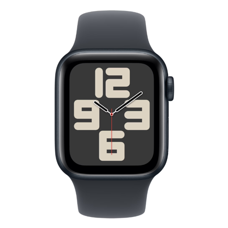 Apple Watch SE GPS 40mm Midnight Aluminium Case with Midnight Sport Band - M/L