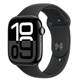 Apple Watch Series 10 GPS 46mm Jet Black Aluminium Case with Black Sport Band - S/M MWWP3QC/A