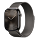 Apple Watch S10 Cellular 46mm Slate Titanium Case with Slate Milanese Loop - S/M MC7R4QC/A
