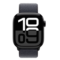 Apple Watch Series 10 GPS 42mm Jet Black Aluminium Case with Ink Sport Loop MWWG3QC/A