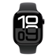 Apple Watch Series 10 GPS 46mm Jet Black Aluminium Case with Black Sport Band - S/M MWWP3QC/A