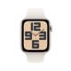 Apple Watch SE GPS + Cellular 44mm Starlight Aluminium Case with Starlight Sport Band - M/L MXGU3QC/A
