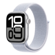 Apple Watch Series 10 GPS 42mm Silver Aluminium Case with Blue Cloud Sport Loop MWWD3QC/A