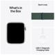 Apple Watch SE GPS + Cellular 44mm Starlight Aluminium Case with Lake Green Sport Loop MXGV3QC/A