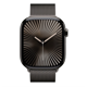 Apple Watch Series 10 GPS + Cellular 46mm Slate Titanium Case with Slate Milanese Loop - M/L MWYW3QC/A