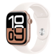 Apple Watch Series 10 GPS + Cellular 46mm Rose Gold Aluminium Case with Light Blush Sport Band - M/L MWY73QC/A