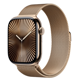 Apple Watch S10 Cellular 46mm Natural Titanium Case with Natural Milanese Loop - S/M MC7Q4QC/A