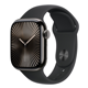 Apple Watch Series 10 GPS + Cellular 42mm Slate Titanium Case with Black Sport Band - M/L MWXH3QC/A