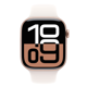 Apple Watch Series 10 GPS + Cellular 46mm Rose Gold Aluminium Case with Light Blush Sport Band - M/L MWY73QC/A