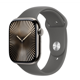 Apple Watch Series 10 GPS + Cellular 46mm Natural Titanium Case with Stone Grey Sport Band - M/L MWYA3QC/A