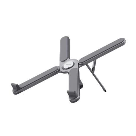 Stand laptop Trust Macy Foldable, ajustabil pe inaltime: 7 trepte, , dimensiune maxima laptop 17", greutate maxima suportata 20kg, material aluminiu