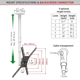 ﻿Suport TV de perete, Barkan 3500.W, Fix, 29"- 65", VESA 400 x 400 mm, suporta pana la 40kg, alb
