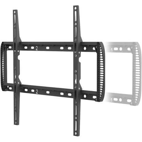 Suport TV de perete Barkan, pentru ecrane de pana la 13" - 90", greutate maxima suportata 60kg, distanta fata de perete 80mm - 200mm, VESA max. 600x400 mm, negru