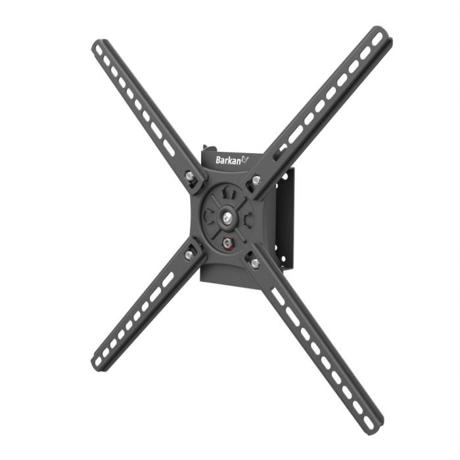 Suport TV perete Barkan, rotatie landscape si portret, potrivit pentru ecran cu duagonala 13"-65", suporta pana la 36kg, VESA 75x75mm - 400x400mm, negru
