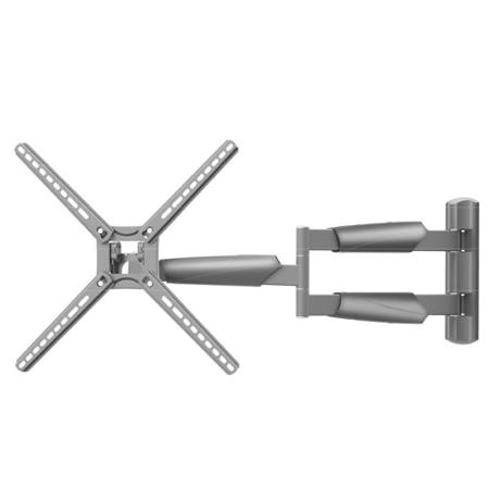 Suport TV perete pentru exterior Barkan 4move OD XLong, pentru display-uri cu diagonala 13"-65", suporta pana la 36kg, cu reglare in 4 axe, VESA 75x75 - 400x400, gri