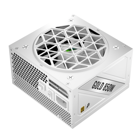 Sursa PC 1stPlayer 850W, 80 PLUS® Gold, Full Modular, ATX 3.1, PCIe 5.1, MES ID, NGDP HA-850BA4-Wh, alb