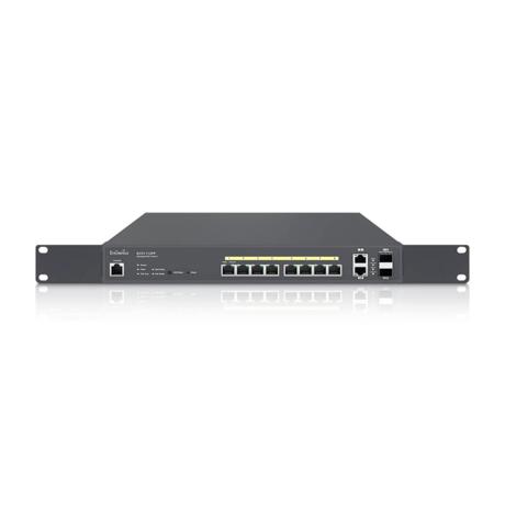 EnGenius Managed / stand-alone 13i 10xGbE + 2xSFP L2+, 130W Cloud Switch (PoE+) with 2x SFP, 8-port GbE PoE.af/at(+) 130W. 4 Uplink (2xGbE 2xSFP) L2+ 13i switch with Cloud Management