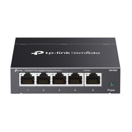 Omada 5-Port Gigabit Desktop Switch PORT: 5× Gigabit RJ45 Ports SPEC: Desktop Steel Case FEATURE: Plug and Play