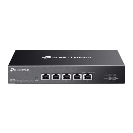 Omada 5-Port 10G Multi-Gigabit Desktop Switch PORT: 5× 10G RJ45 Ports SPEC: Desktop Steel Case FEATURE: Plug and Play