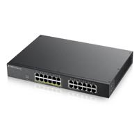 Zy GS1900-24, 24-port GbE L2, 12 Prt POE
