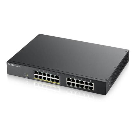 Zy GS1900-24, 24-port GbE L2, 12 Prt POE