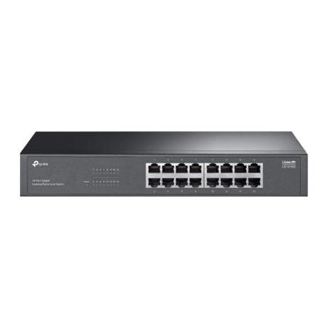 LS1016G LiteWave 16-Port Gigabit Switch PORT: 16× Gigabit RJ45 Ports SPEC: 1U 13-inch Rack-mountable Steel Case FEATURE: Plug and Play"