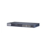 Switch Gigabit DS-3E1518P-SI, L2, 16-Port, PoE