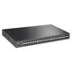 TP-LINK TL-SG3452XP Switch JetStream cu management | 4× Porturi 10GE SFP+ și 48× Porturi Gigabit, POE, Interfață: 48× Poturi RJ45 10/100/1000 Mbps PoE,  4× Porturi 10G SFP+, 1× Port RJ45 pe console, 1× Port Micro- USB pe console, 3 ventilatoare, Dimensiune: 440 × 300 × 44 mm, Montare în rack