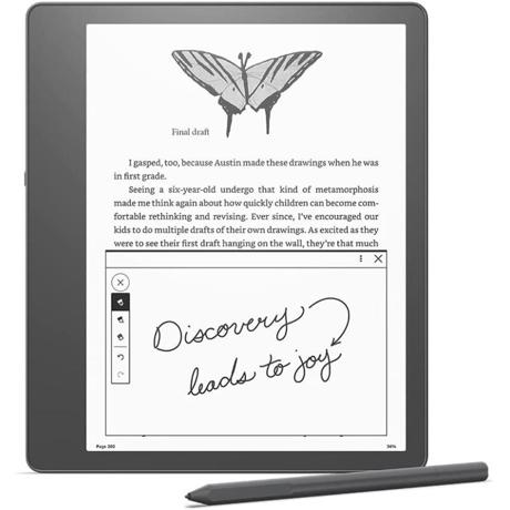 Tableta ePaper Amazon Kindle Scribe, ecran 10.2", 300 ppi, Premium Pen inclus, 16GB, Wi-Fi (Gri)
