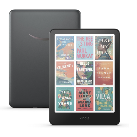 Amazon Kindle Colorsoft Signature Edition (32GB) – With color display, wireless charging,and long battery life - 2024 - Metallic Black