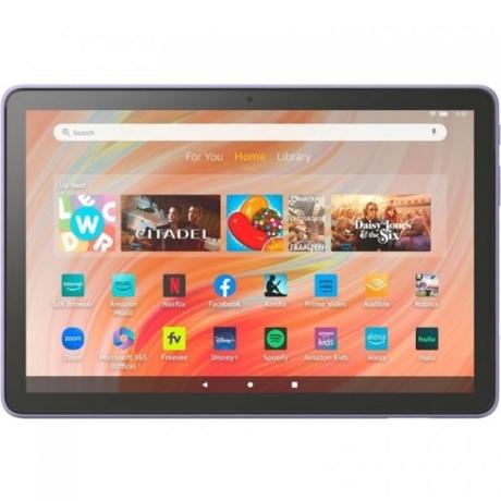 AMAZON Fire HD 10 Tablet, 3 GB RAM, 64 GB, Fara SIM, Lilac