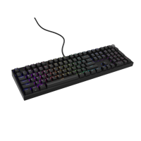 GAMING KEYBOARD GENESIS THOR 404 US LAYOUT RGB BACKLIGHT MECHANICAL BLACK GATERON YELLOW PRO