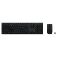 Lenovo Professional Wireless Rechargeable Combo Keyboard and Mouse - Overview and Service Parts; Mouse Resolution: 3-level Adjustable (default at 2400, 1600, 800) ; Levels can be configured via Lenovo Go Central Software up to 4000;Scrolling: 4-way scrolling (Up, Down, left, right); Number of