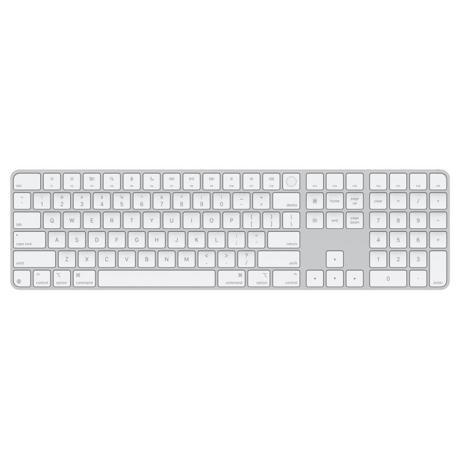 Apple Magic Keyboard (2024) w Touch ID and Numeric Keypad - US English - White Keys